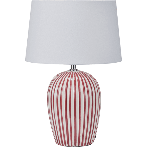 Image showing the Cannes Stripe Ceramic Table Lamp product.