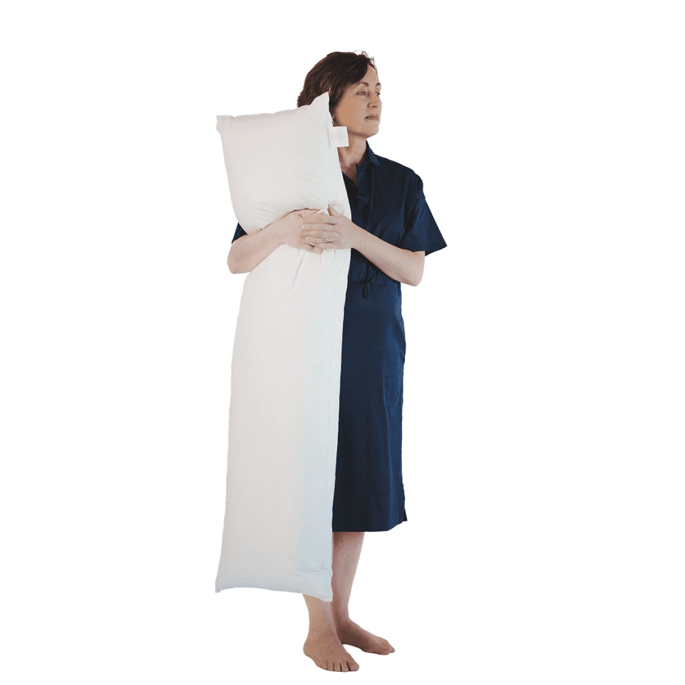 Scottish Wool Medium Long Body Pillow, Natural