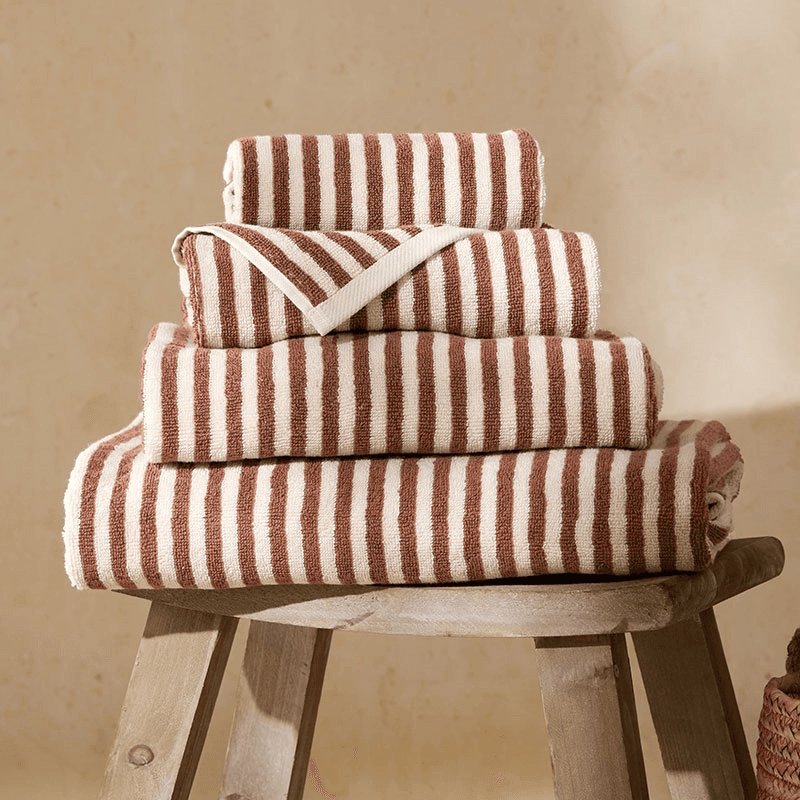 Hebden Striped Cotton Hand Towel
