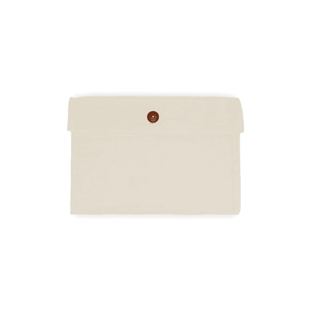 Cela Pair of Hemp & Cotton Pillowcases, Natural