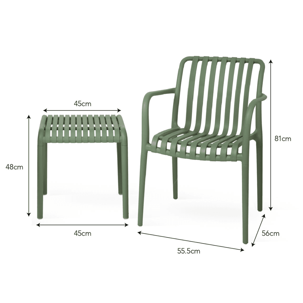 Edgeworth Armchair & Side Table