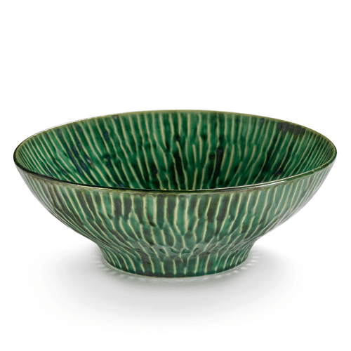 Image showing the Verde Lanza by Pascale Naessen Serving Bowl, Green product.