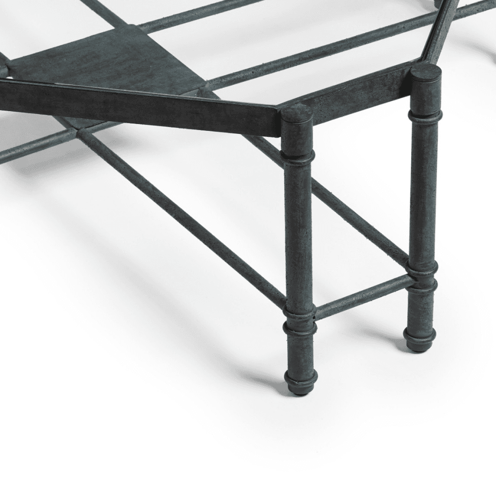 Karnataka Coffee Table, Verdigris