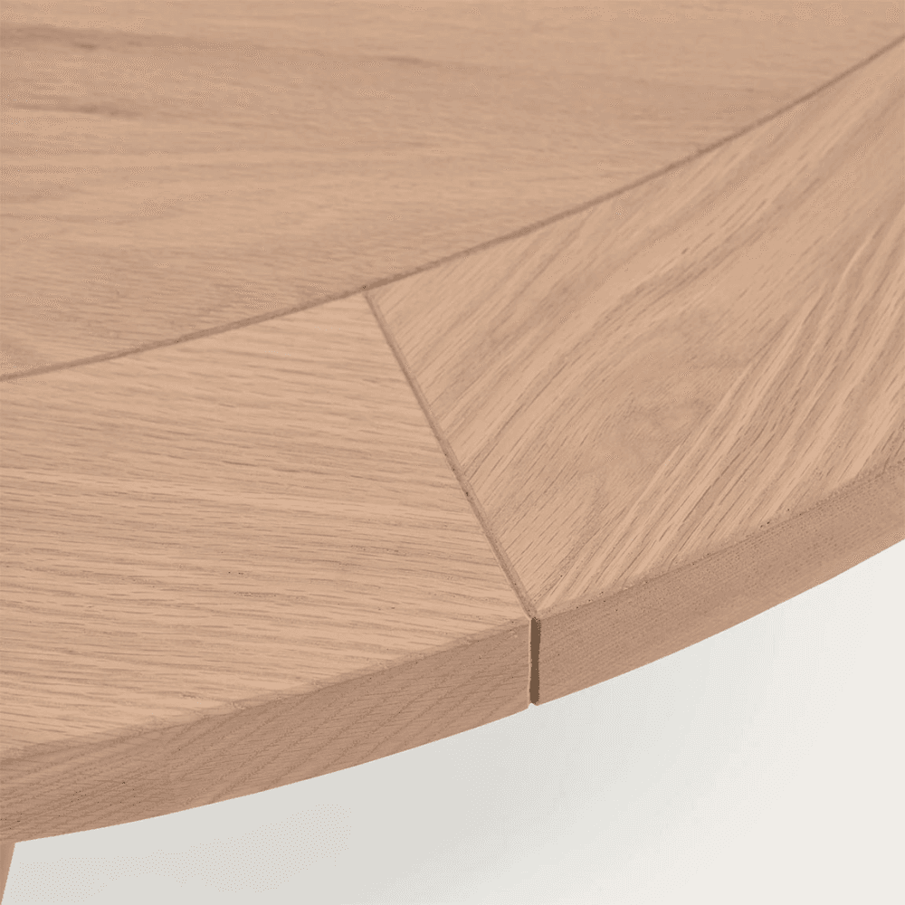 Battersea 6 Seater Round Dining Table, Oak