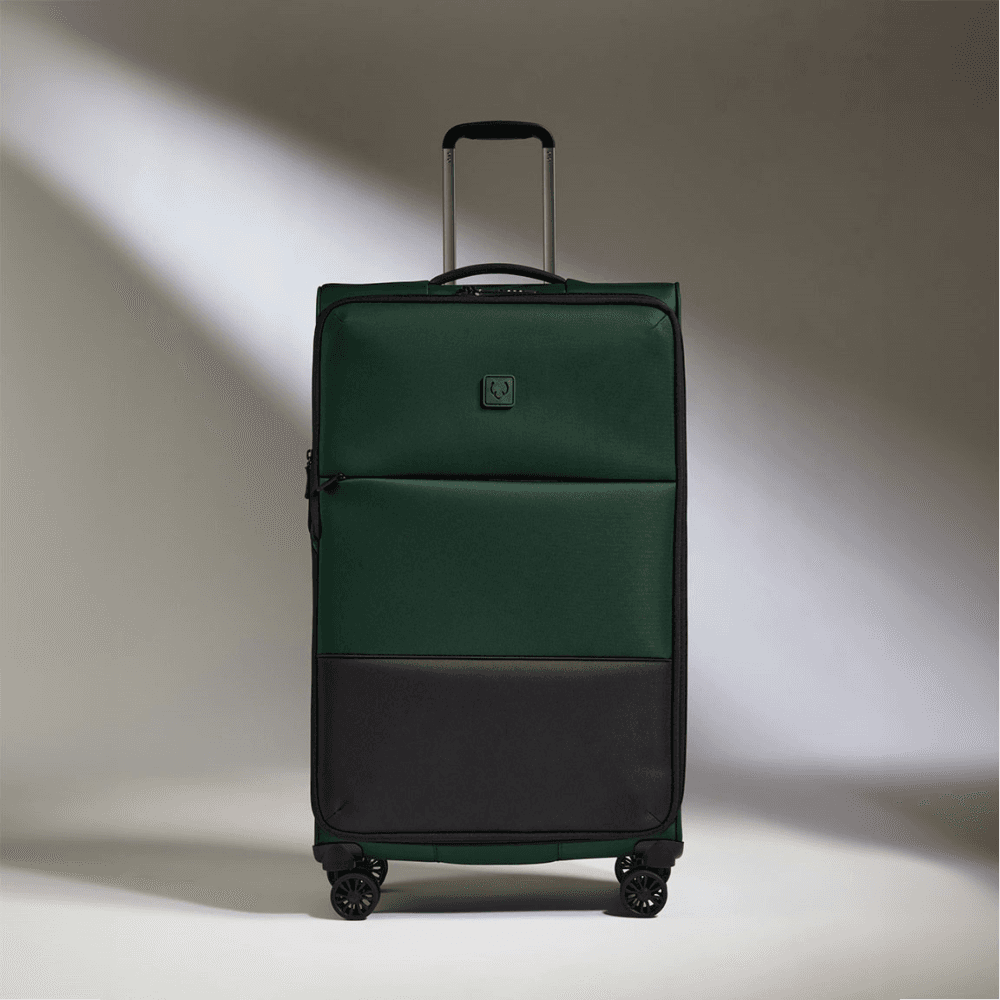 Urban Soft Stripe Expandable Suitcase