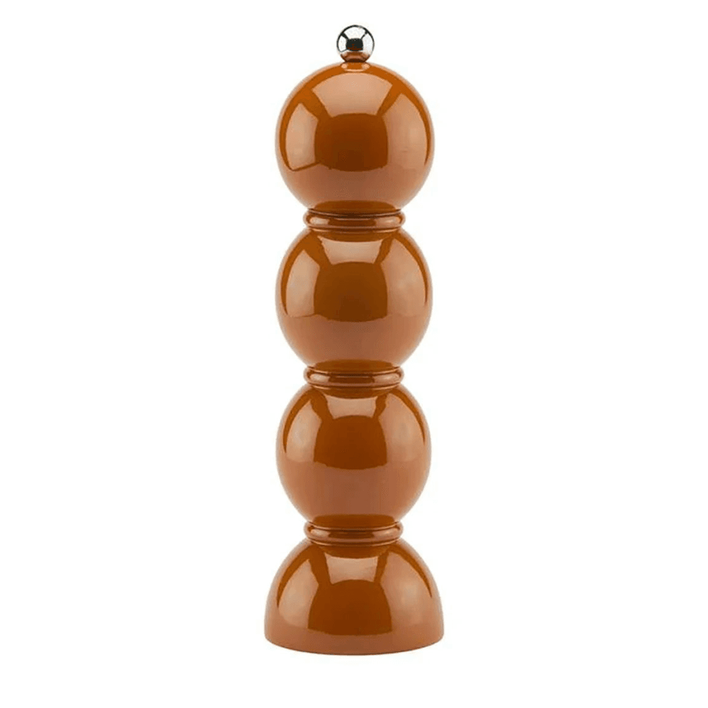 Lacquered Bobbin Salt or Pepper Mill