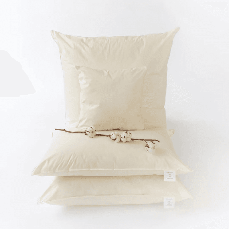 Scottish Wool Medium Square Pillow, Natural