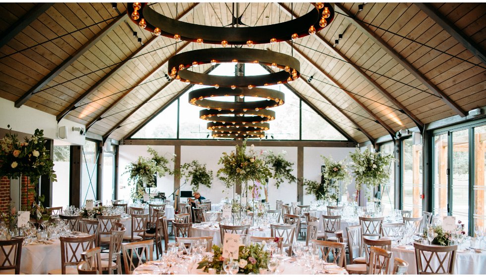 The spectacular interior design of new Wiltshire wedding venue, Syrencot