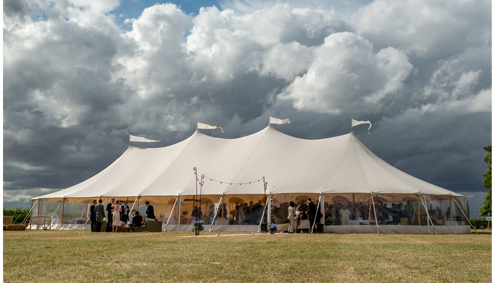 A Papakata marquee for Sam and Jo