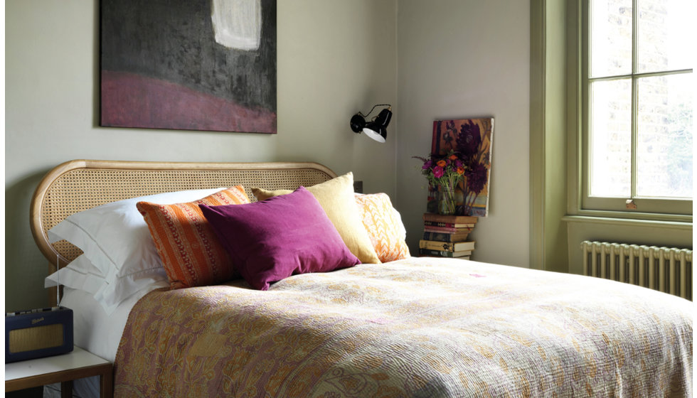 A bedroom designed by one of Emily's go-to interior designers for Inspiration.