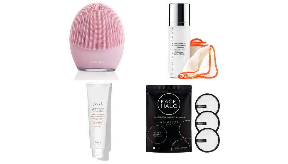 Some of Sophie's go to products for cleansing your face for a bridal glow.