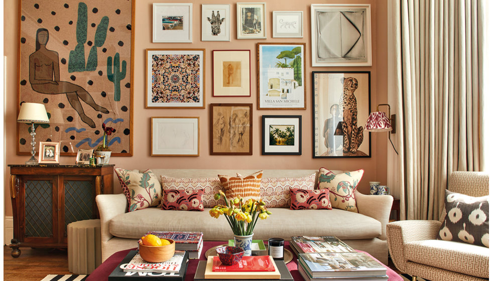 A living room designed and styled by Rosanna Bossom.