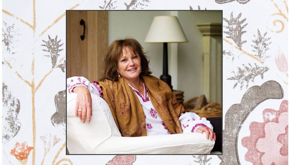 A portrait of interior designer Penny Morrison in her beautifully designed house in Wales.