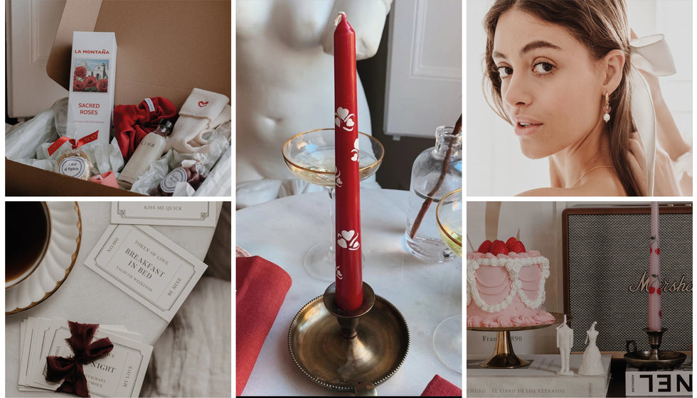 Gorgeous Valentines Day gifts from luxury gift store Gigi and Olive.