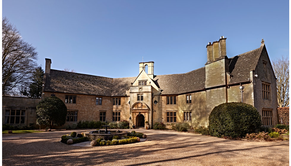 The exterior of the boutique hotel the Foxhill Manor. 