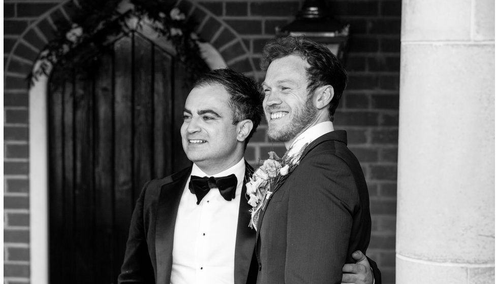 Nico and his best man. 