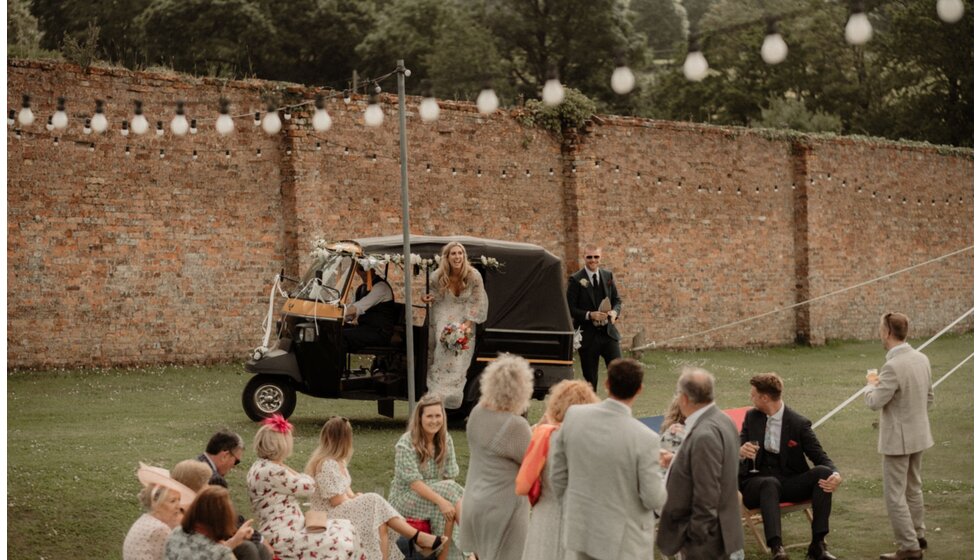Kat and Kieran's festival themed WPC real wedding 