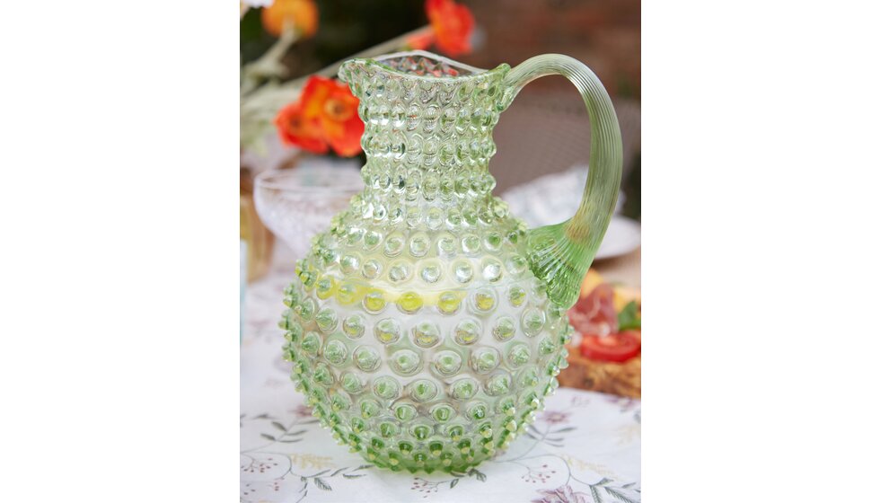 At Home with Isabella Foulger From the Wedding Edition: Wedding Gift Klimchi Hobnail Jug