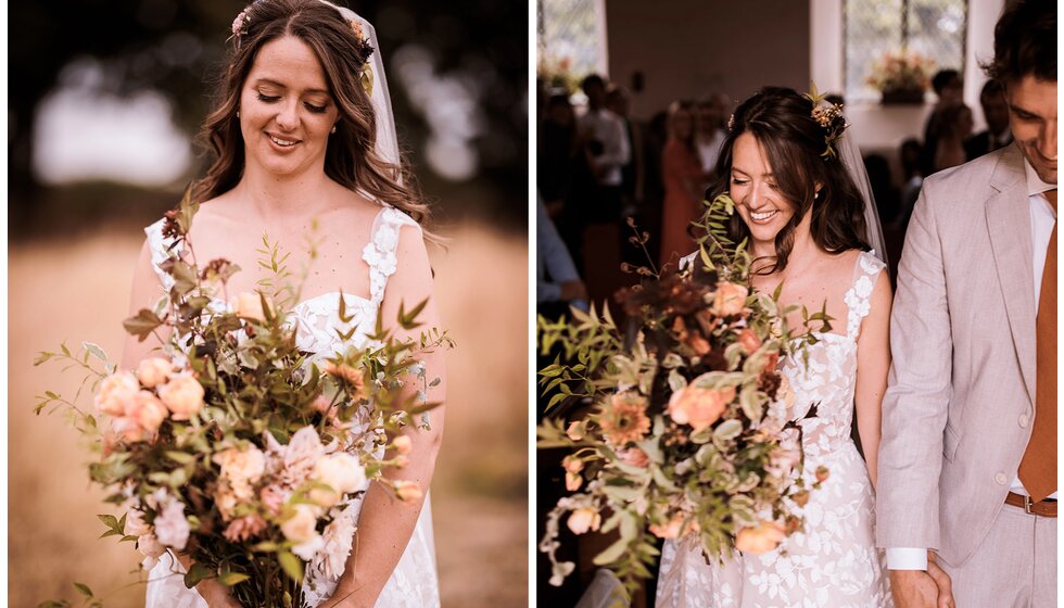 WPC Couple Kate and Andrew’s Sustainable & Locally Sourced Wedding in York: Hair & Make Up