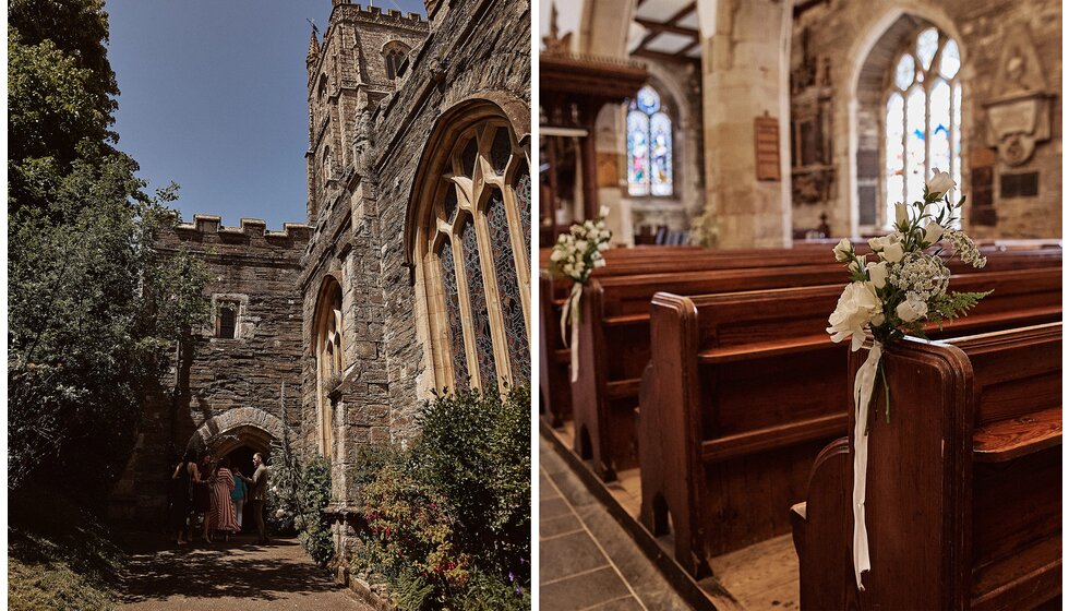Jessica & Jack’s Idyllic Seaside Wedding in Cornwall: Church Location