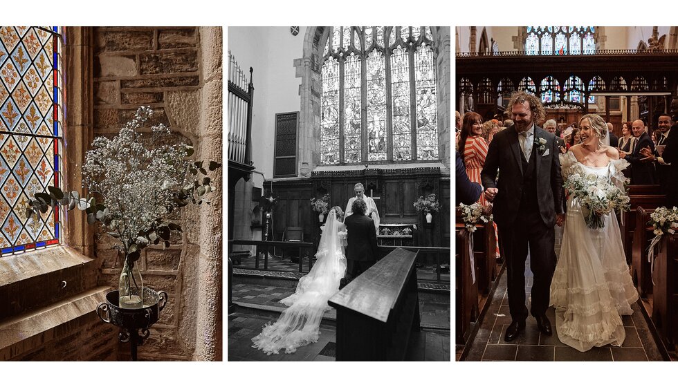 Jessica & Jack’s Idyllic Seaside Wedding in Cornwall: Wedding Ceremony in Church