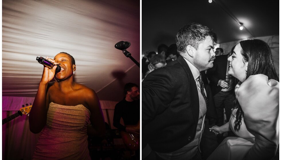 The Wedding Present Company | Groom and bride dancing to the Soul Supreme wedding band