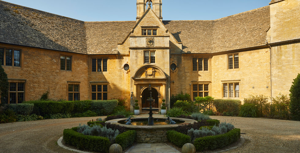 The exterior of the luxury boutique hotel - The Foxhill Manor. 