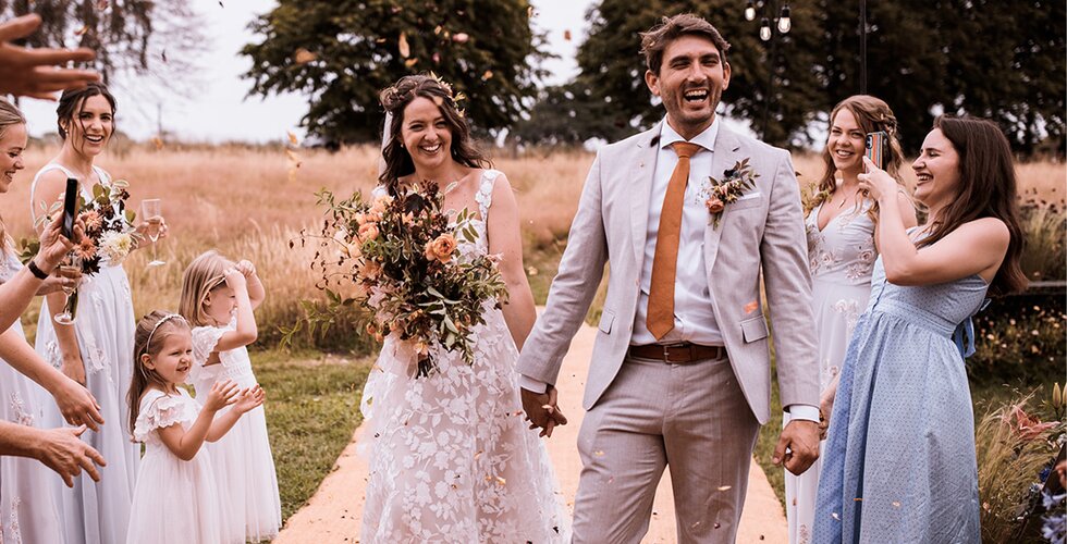 WPC Couple Kate and Andrew’s Sustainable & Locally Sourced Wedding in York: Hero Image