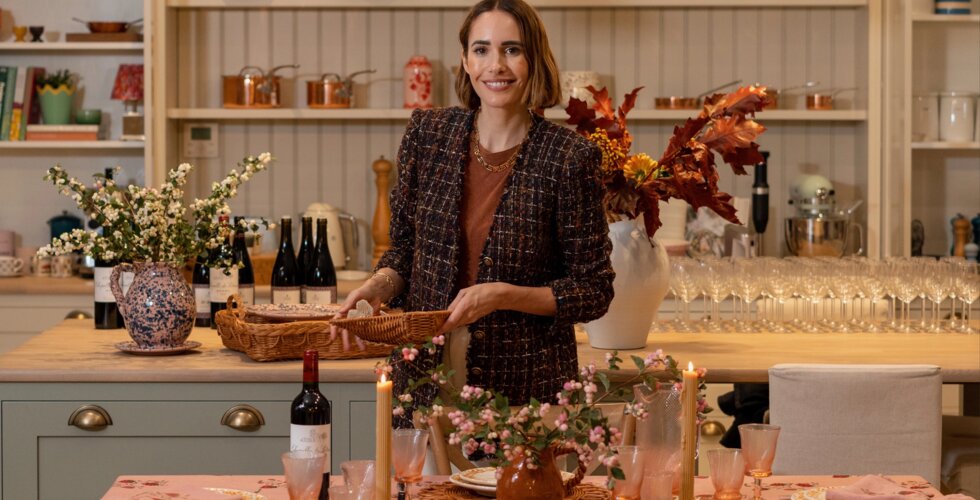 The Art of Entertaining, How to Host a Dinner Party with Louise Roe and Marlo Wines: Louise Roe Setting the Table with Sharland England 